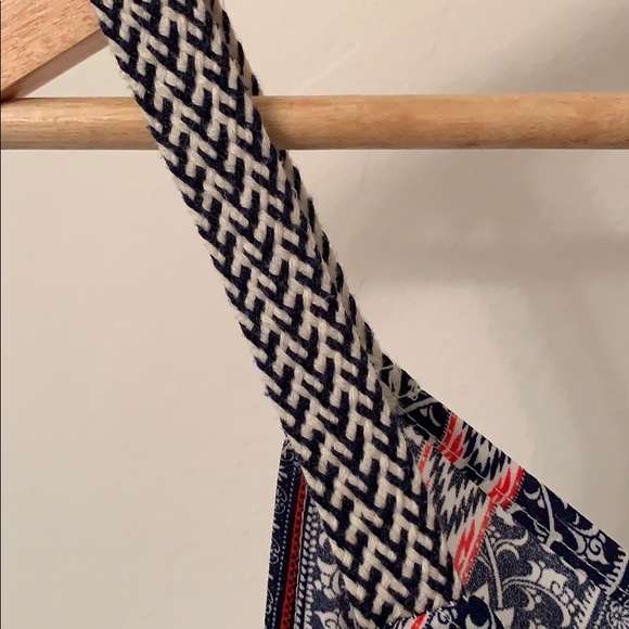 Maurices White, Blue & Red Handkerchief Hem Tunic Tank - Small - Picture 13 of 16